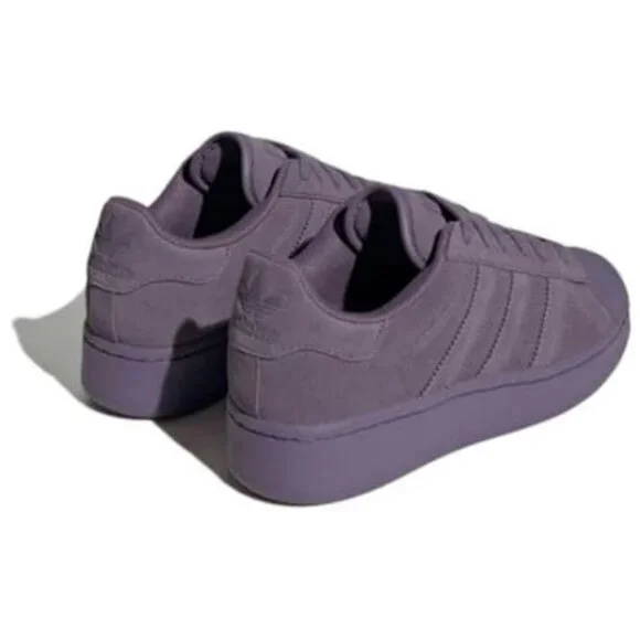 Adidas Superstar XLG Low Womens Shoes Purple IG2971 near new condition - Picture 5 of 11
